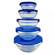 Kit Tupper de Vidro Cooking Bowl S502 05-PCS