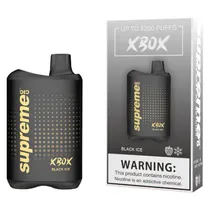 Vaper Supreme Xbox 8200 Puff Recarregável Black Ice