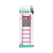 Juguete para Mascotas Pawise 49576 Escalera Con Espejo 20CM Rojo