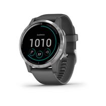 Relogio Garmin Vivoactive 4 Shadow Gray Silver WW - 010-02174-02