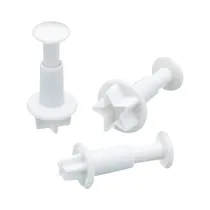 Set de Cortadores de Émbolo Kitchen Craft KCFCSTAR3PC 3 Piezas