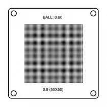 Bga Stencil Universal 50X50 0.9 B-0.60