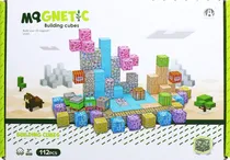 Cubos Magnéticos de Construção Magnetic Chuang Huang - CH1329 (112 Pçs)