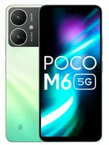 Celular Xiaomi Poco M6 5G 128GB / 6GB Ram / Dual Sim / Tela 6.74 / Cam 50MP - Verde (Índia)