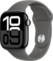 Apple Watch S10 (GPS) Caixa Aluminio Jet Black 42MM Pulseira M/L s. Stone Gray (Sem Lacre)