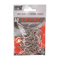 Marine Pesca Anzuelo CT 3/0 Niquel 12147 Plata