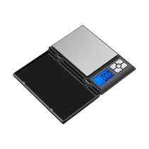 Mini Balança Digital Portatil Megastar BC50 / 500 Gramos / Tela LED / A Pilha (Incluida) - Preto/ Prata