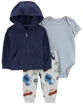 Conjunto Carter's 1N972210 - Masculino (3 Peças)