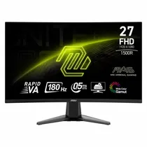 Monitor Gamer MSI Mag 27C6F 27" Full HD Curvo 180HZ Hdmidp-Preto