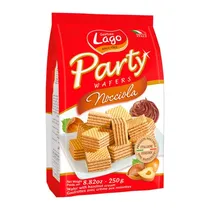 Biscoito Wafer Gastone Lago Party Avelã 250G
