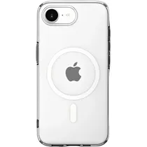Capa Spigen para iPhone 16E 2025 Crystal Flex Mag Fit Clear White ACS09127