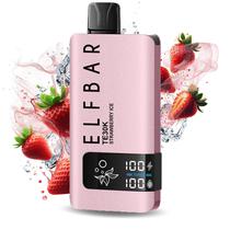 Vaper Descartavel Elfbar TE30000 30000 Puffs com 5% Nicotina - Straewberry Ice