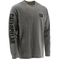 Camiseta Caterpillar Masculino Trademark Banner s Cinza - 1510034-004