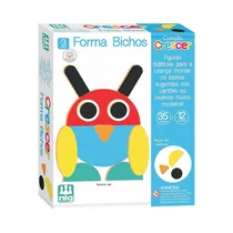 Kit de Figuras Didácticas Nig Brinquedos Crecer Forma Insectos 0452 35 Piezas