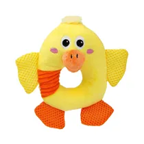 Peluche para Perro Pawise Polluelo Hueco Amarillo