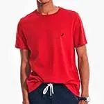 Nautica Confecciones Caballero T-Shirt Lisa Caballero s/M L Rojo