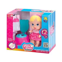 Muñeca Divertoys Little Dolls Hora Del Baño 8002 Surtido 1 Pieza