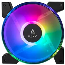 Cooler de Caixa Azza Hurricane III FNAZ-12DRGB3-011 RGB/120 MM - Preto