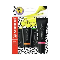 Marcador Stabilo Shine Fluorescente 76/4 4 Unidades