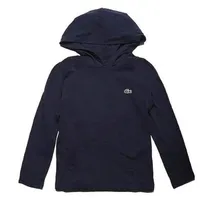 Moletom Lacoste Infantil Masculino TJ4112-166 04A - Azul Marinho