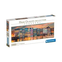 Rompecabezas Clementoni High Quality Collection Panorama Bright Amsterdam 39838 1000 Piezas