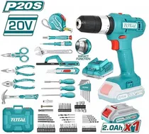 Furadeira de Impacto Total THKTHP11652 20V com Conjunto de Ferramentas (165 Peças)