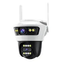 Camera de Segurança Jortan JORTAN4PRO Gun Ball Linkage / IP66 / Wifi / Microfone / Alarma / Detecção Humana / Visao Noturna / App Icsee - Branco