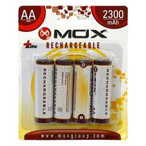 Pilha Recarregavel Mox AA 2300MAH / 4 PCS