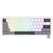 Teclado Gamer Mecanico Redragon K722WGP-RGB-Pro Ironguard USB / RGB / Ingles - Branco
