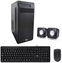 Kit Satellite Gabinete D2015 + Teclado Espanhol + Speaker + Mouse - Preto