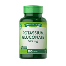 Vitamina Nature´s Truh Gluconato de Potasio 595MG 100 Cápsulas