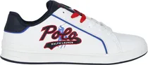 Tênis Infantil Polo Ralph Lauren RL01162100 Branco/Azul - Masculino