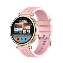 Relogio Smartwatch Z01 Mini com Bluetooth e 2 Pulseiras - Rosa