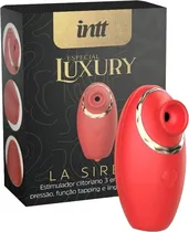 Estimulador Clitoriano 3 Em 1 Intt La Sirena Especial Luxury - Vermelho