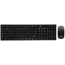 Kit Teclado + Mouse Sem Fio Mtek KM-5197B Wireless Espanhol - Preto