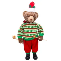 Urso de Natal 70CM - Traje Tradicional