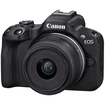 Câmera Canon Eos R50 24.2MP Wi-Fi/Bluetooth com Lente RF-s 18-45 MM F4.5-6.3 Is STM - Preta
