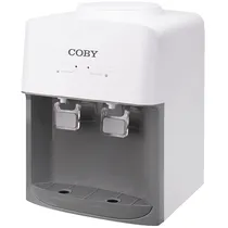 Bebedouro Coby CY1401-WD01-220V 420 Watts Água Gelada e Quente 220 - 240 V ~ 50/60 HZ – Branco/Cinza