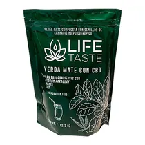 Erva Mate Life Taste para Tereré com CBD (Cannabis) Cedron e Menta Pacote 350G