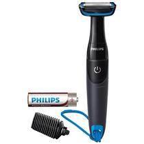 Barbeador Philips BG1024/16 Pilha AA - Black/Blue (Caixa Feia)