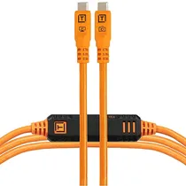 Cabo USB-C para USB-C Tether Tools Tetherpro 10 GBPS para Câmera - Laranja 4.6 Metros (CUC15G2-Org)