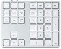 Teclado Numerico Sem Fio Satechi ST-Xlabks - Prata