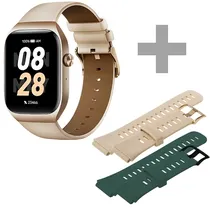 Relogio Mibro Watch T2 XPAW012 com GPS/Bluetooth - Light Gold + 2 Pulseiras