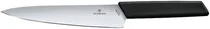 Faca de Trinchar Victorinox 6.9013.19B Swiss Modern Carving Knife 19CM Preto