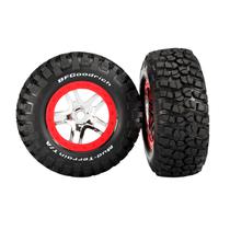 Roda Traxxas Bfgoodrich Mud-Terrain KM2 Red Par (Slayer Pro) 5975A