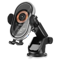 Suporte Carregador para Carro Xo XO-WX038 / 2 Em 1 / 15W - Preto