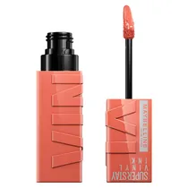 Batom Líquido Maybelline Super Stay Vinyl Ink Nude 105 Golden