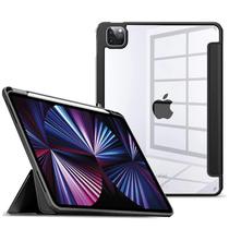 Capa para Tablet / iPad Pro 11 4LIFE com Compartimento para Pencil - Transparente/Preto