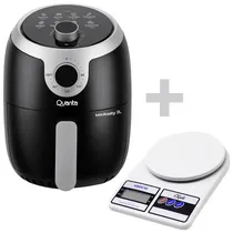 Fritadeira Eletrica Air Fryer Quanta QTAF230 2L / 220V - Preto + Balanca Krab KBDC10