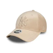 Gorra New Era MLB 9FORTY Yankees Light Beige Velud 60503612